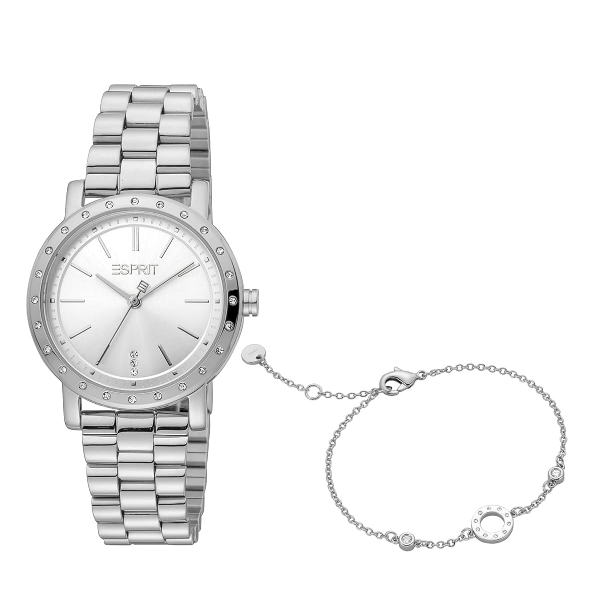 SET MONTRE ESPRIT FEMME  ACIER